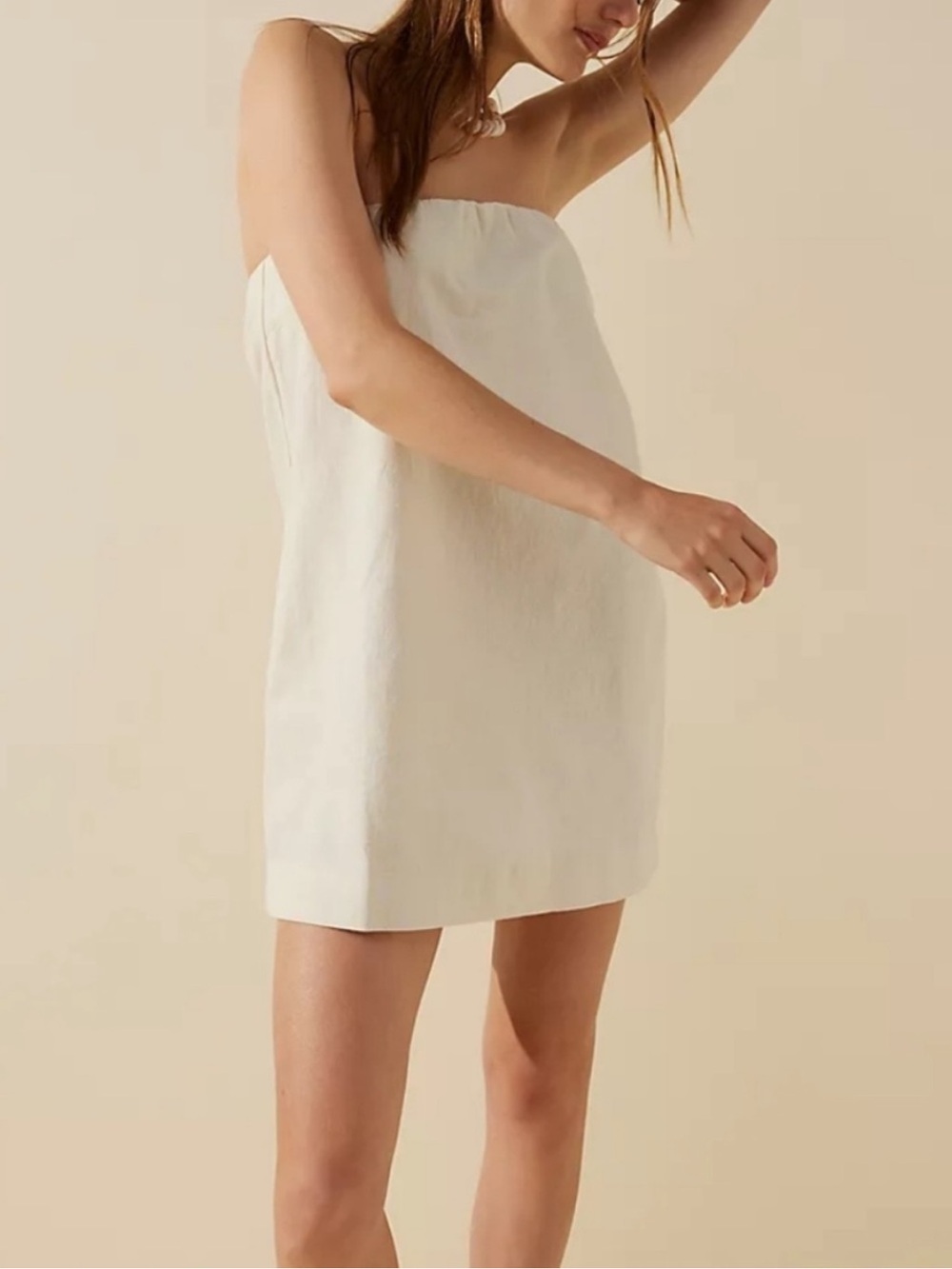 NWT- Free People Essentially The Best Cotton-Linen Mini Dress M